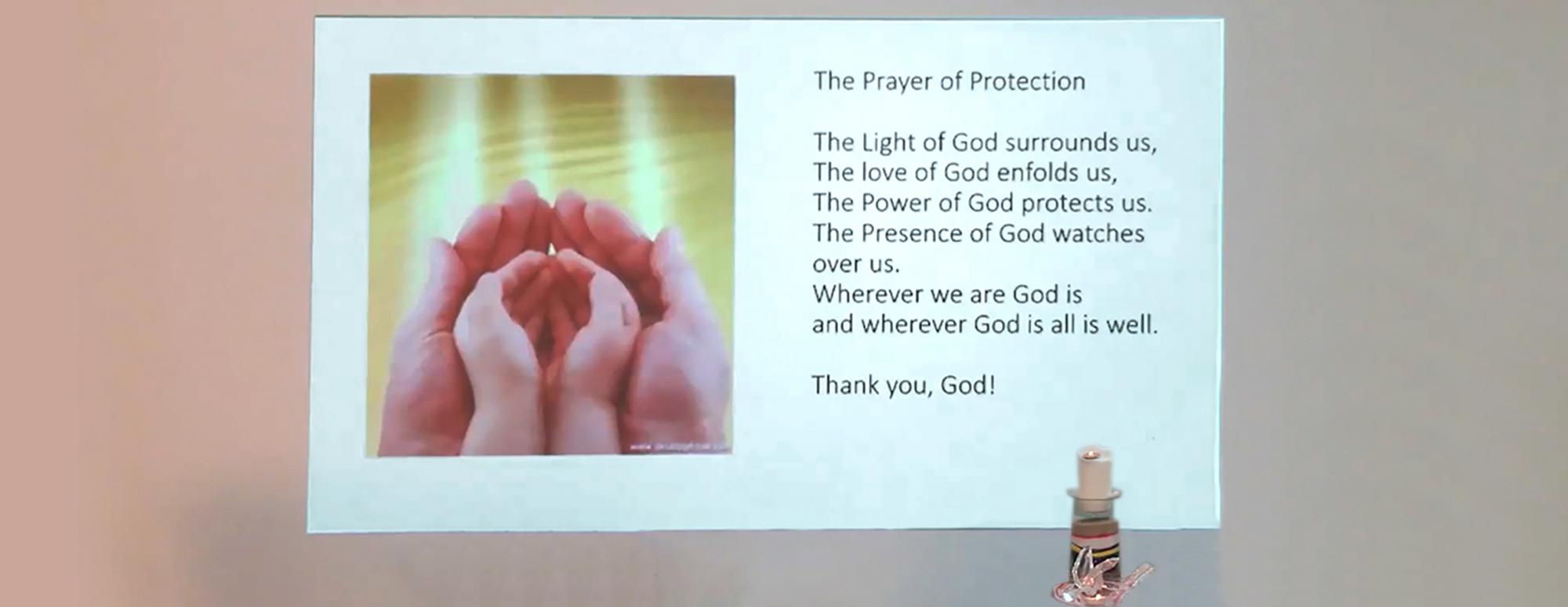 Words to Prayer of Protection